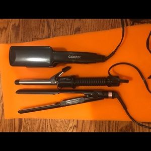 💋Conair Hair Straightener/Curling Iron Bundle